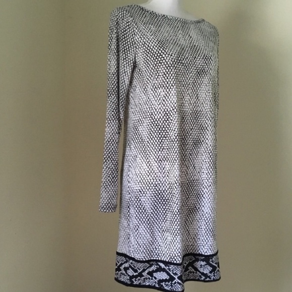 MK snake print boatneck shift dress - Picture 2 of 4